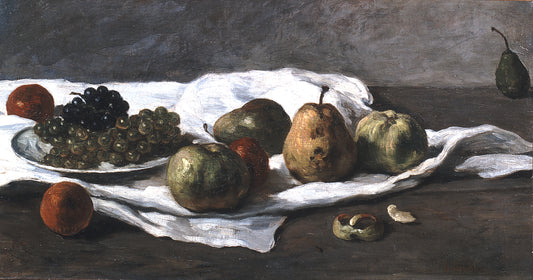 Pommes, poires et raisins - Gustave Courbet