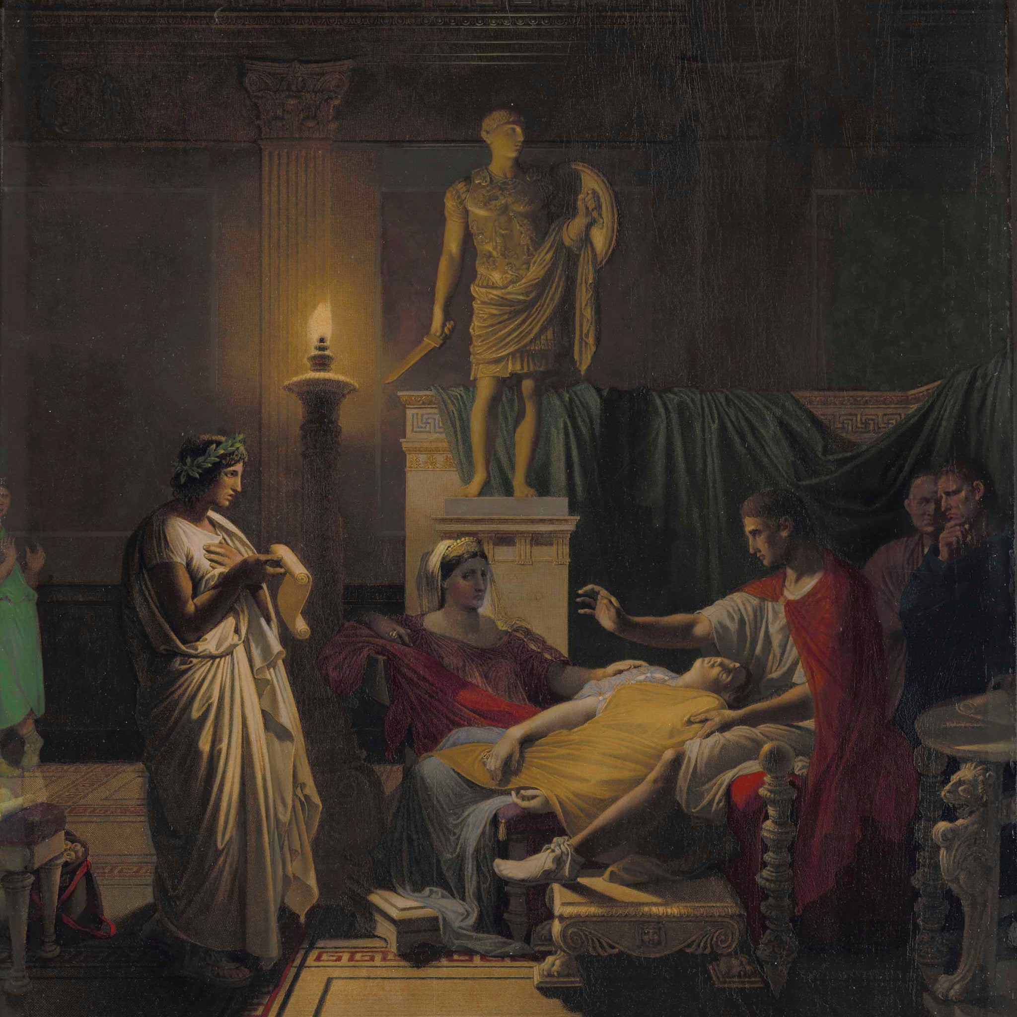 Virgile lisant l'Énéide - Jean-Auguste-Dominique Ingres