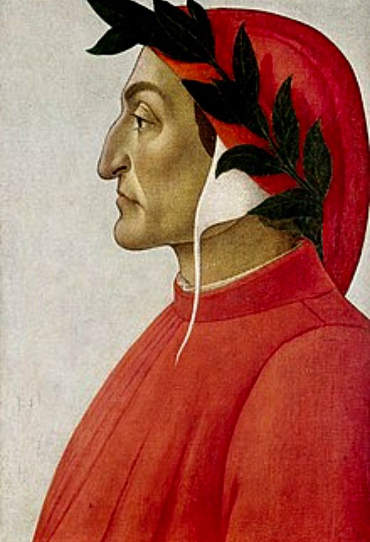 Portrait de Dante (huile sur toile) - Sandro Botticelli