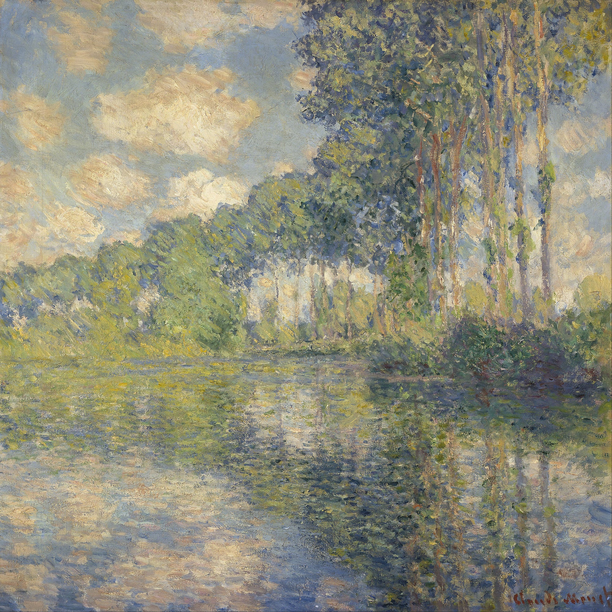 Peupliers sur l'Epte - Claude Monet