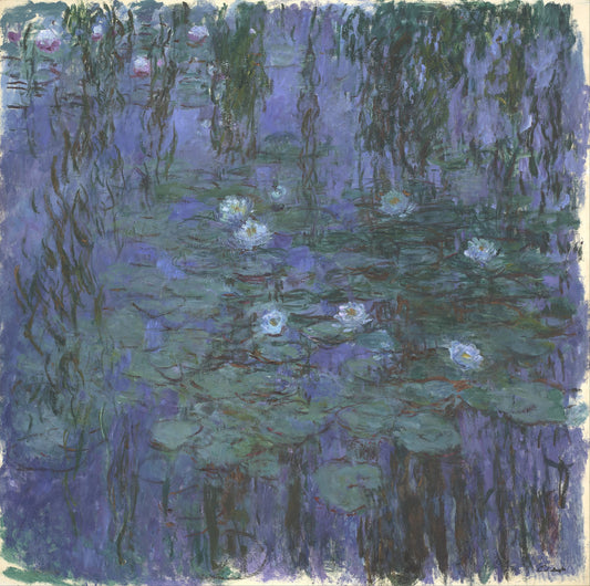 Les Nymphéas bleus - Claude Monet