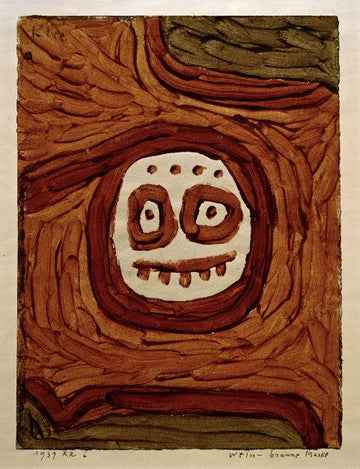Masque blanc et brun, 1939 - Paul Klee