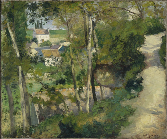 Le chemin de montagne, l'Hermitage, Pontoise - Camille Pissarro