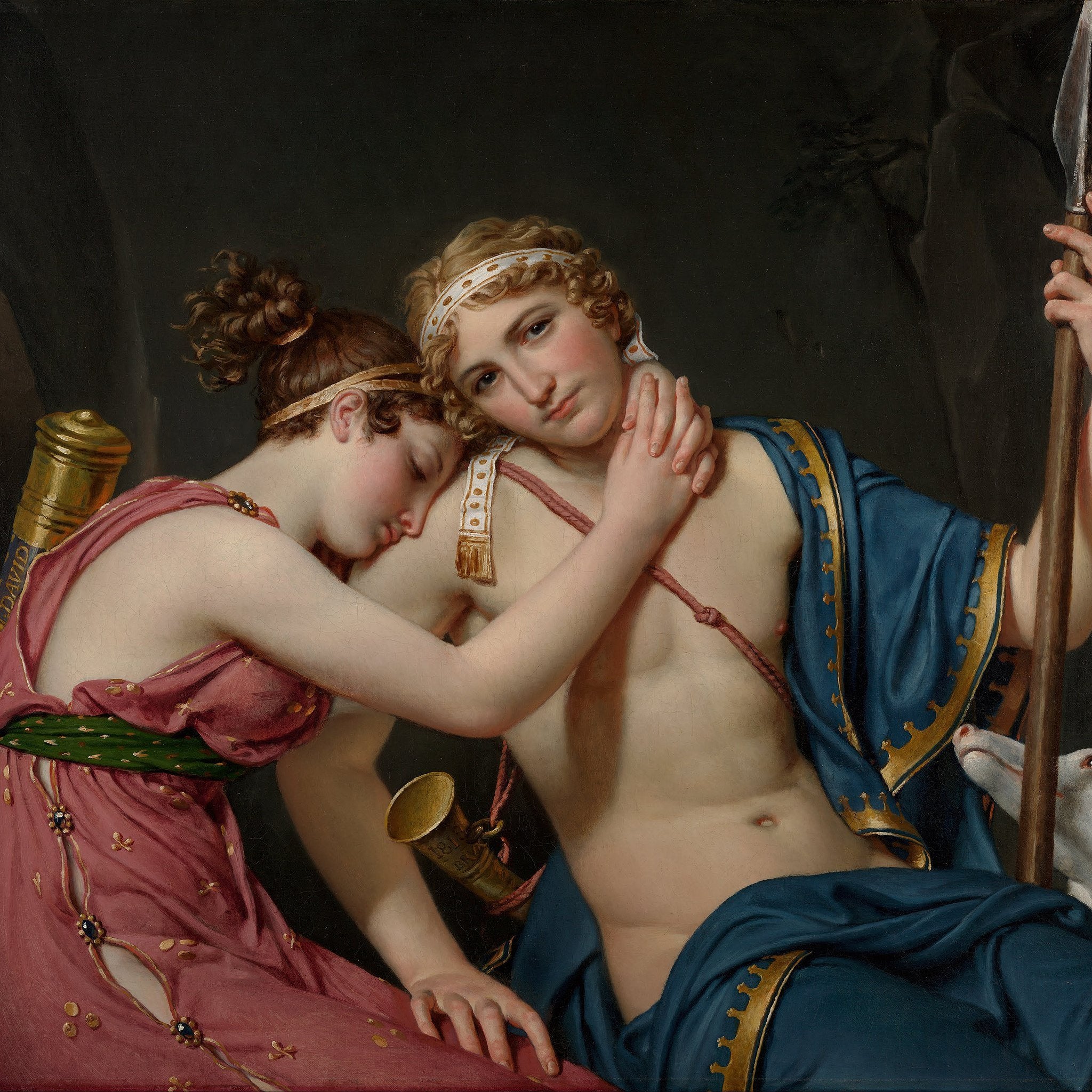 Les adieux de Télémaque et Eucharistie - Jacques-Louis David