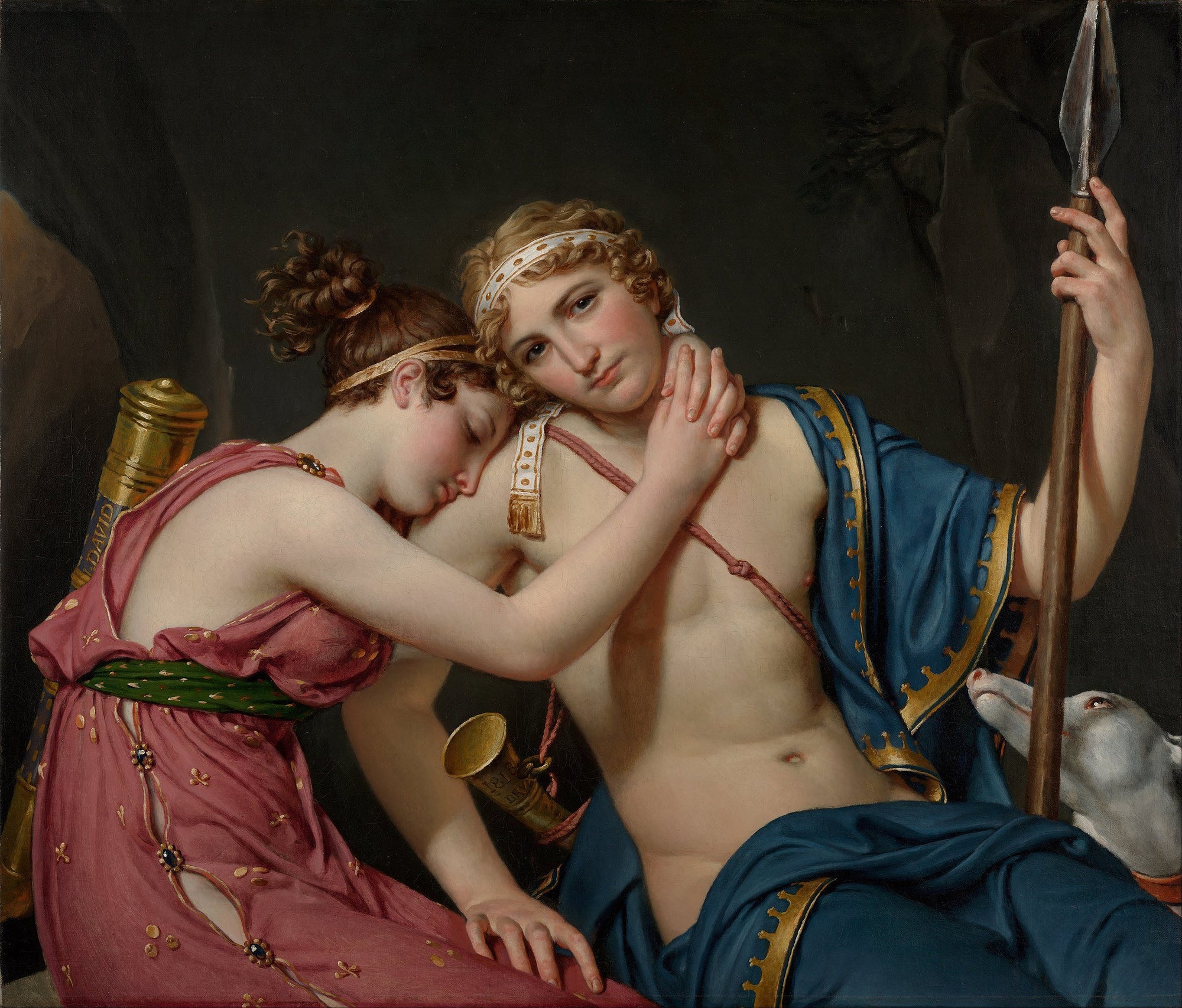 Les adieux de Télémaque et Eucharistie - Jacques-Louis David