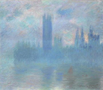 Sans titre, surnommée Le Parlement de Londres (W 1600) - Claude Monet