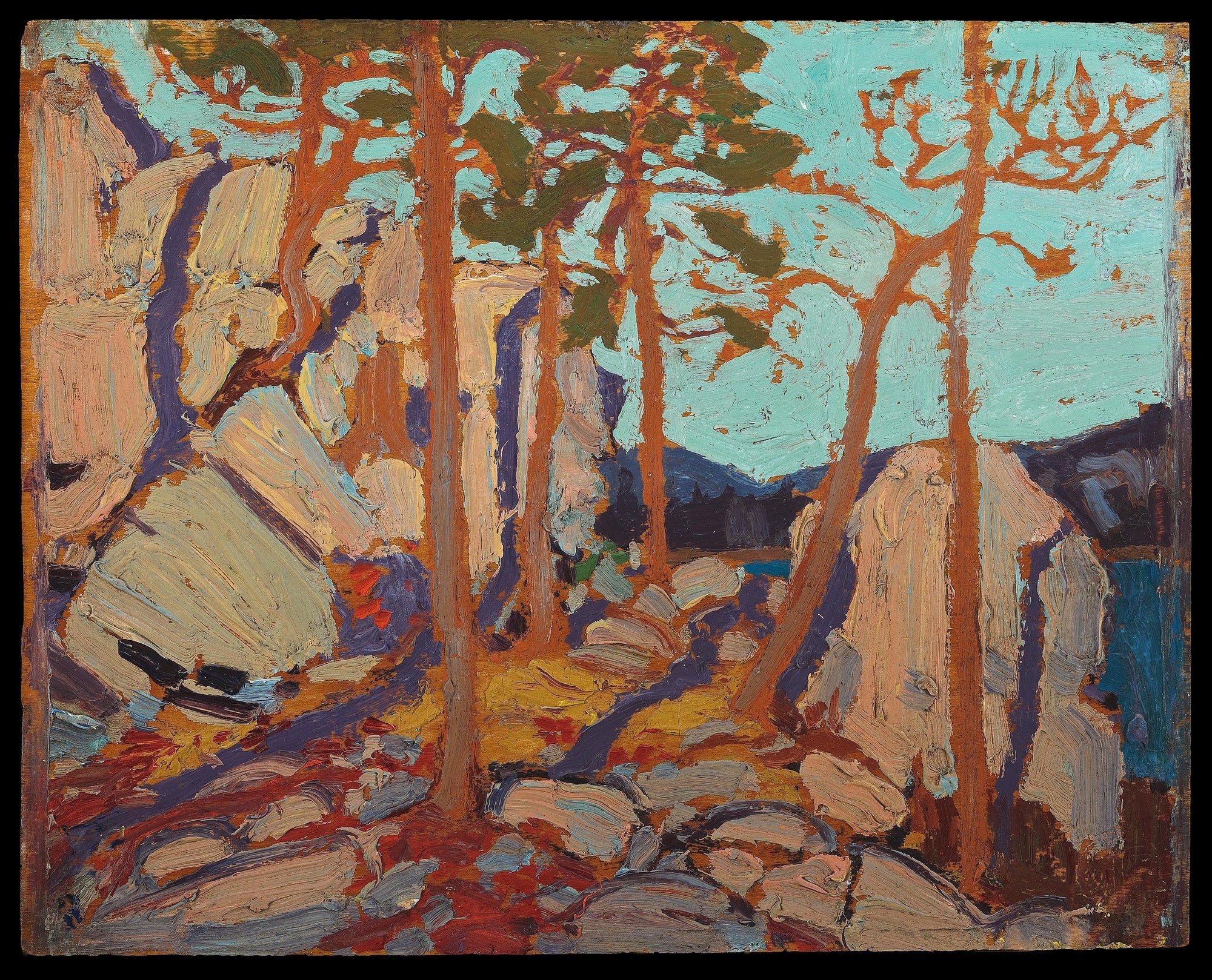 Pine Cleft Rocks - Tom Thomson