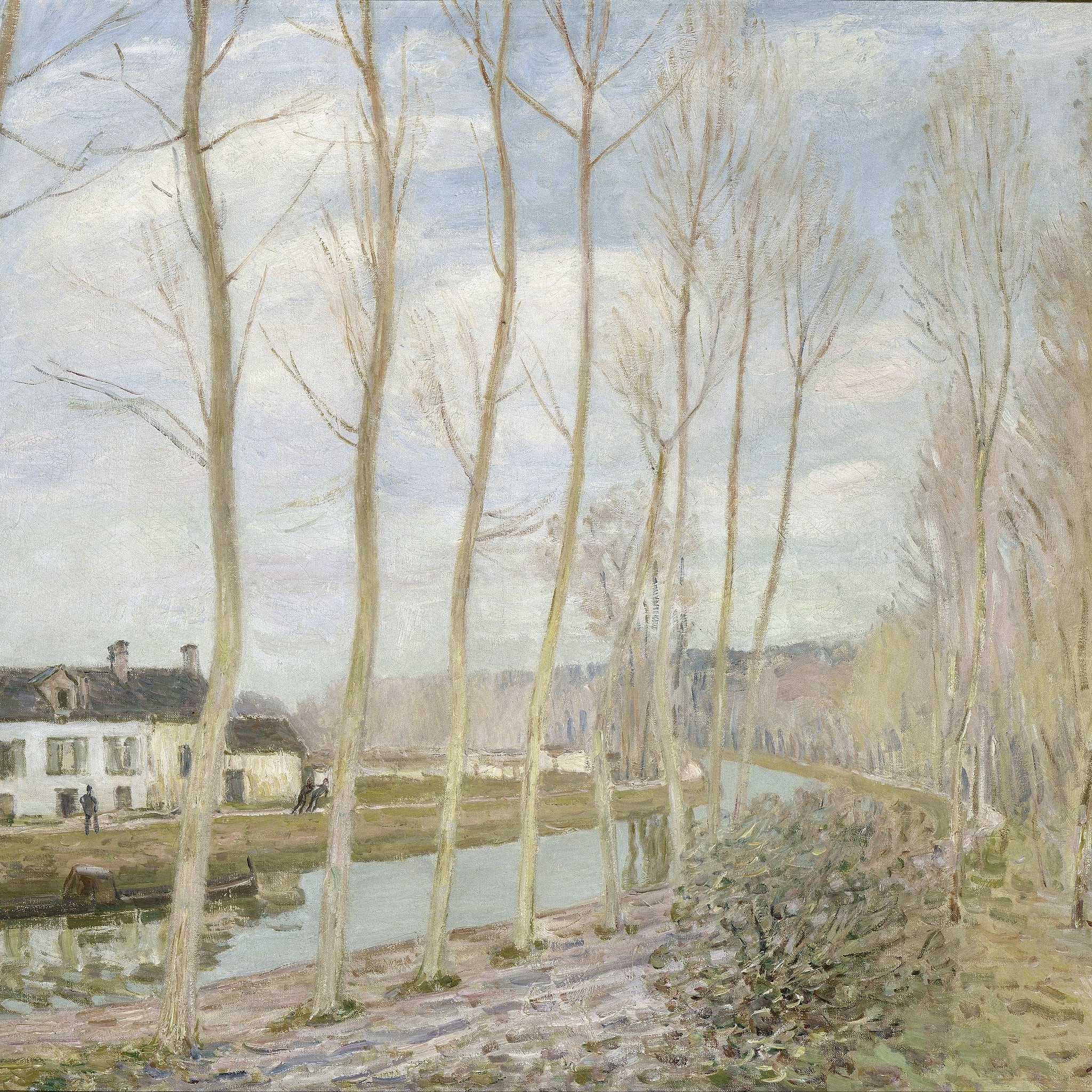 Le canal du Loing - Alfred Sisley