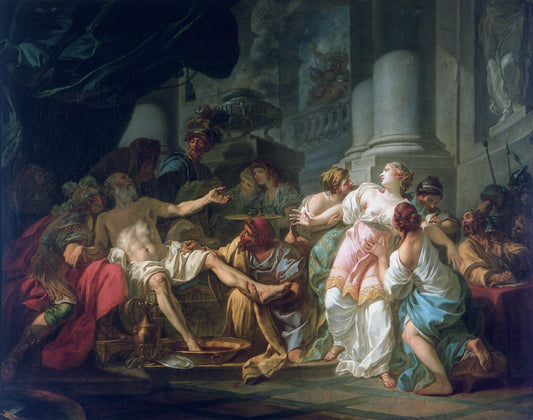 La mort de Sénèque - Jacques-Louis David