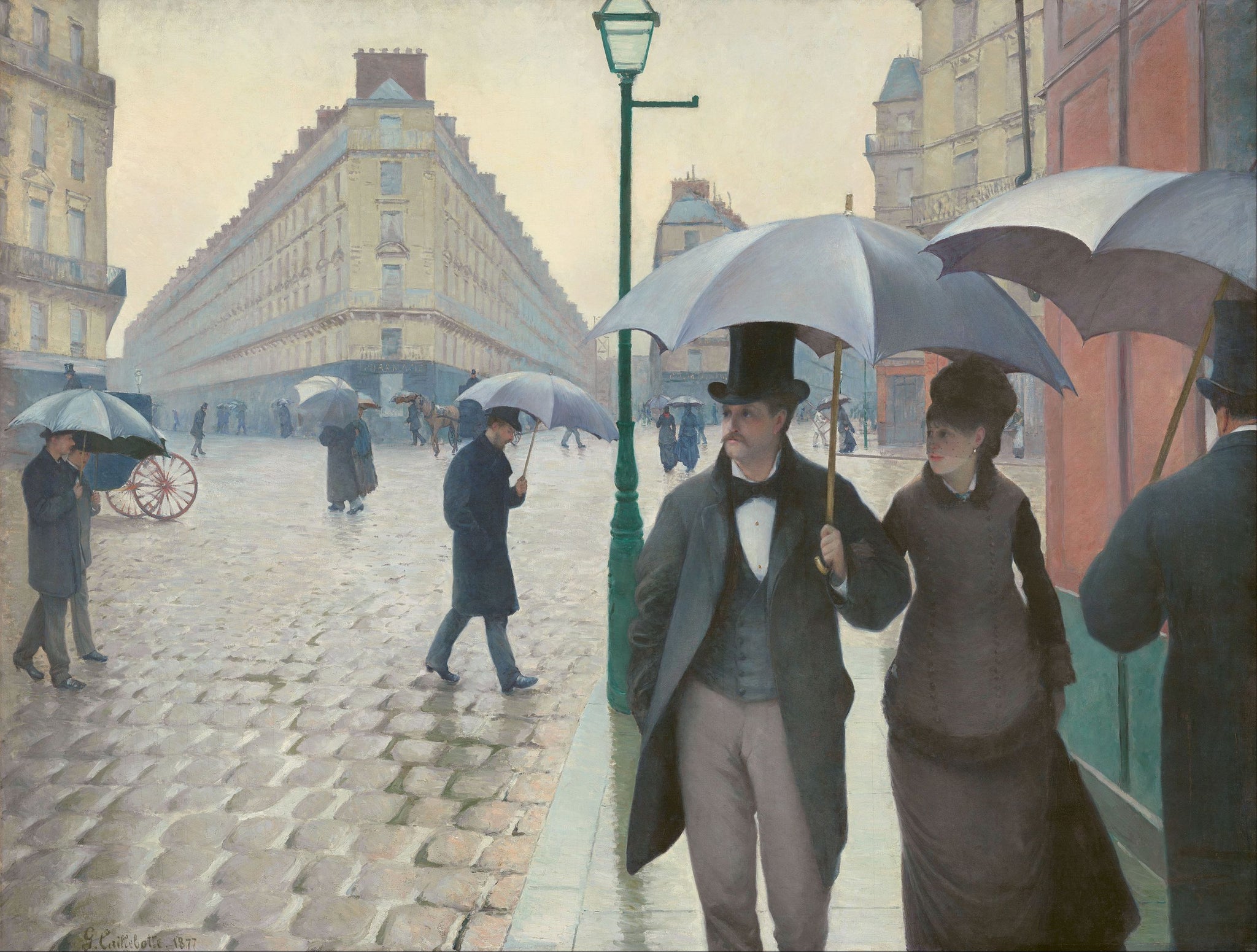 Rue de Paris, temps de pluie - Caillebotte