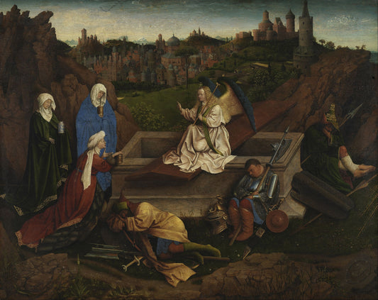 Les trois maries au tombeau - Jan Van Eyck