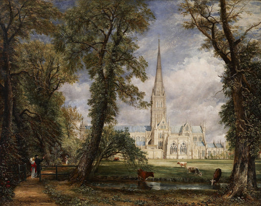 La Cathédrale de Salisbury vues des jardins de l'évêque, 1826 - John Constable