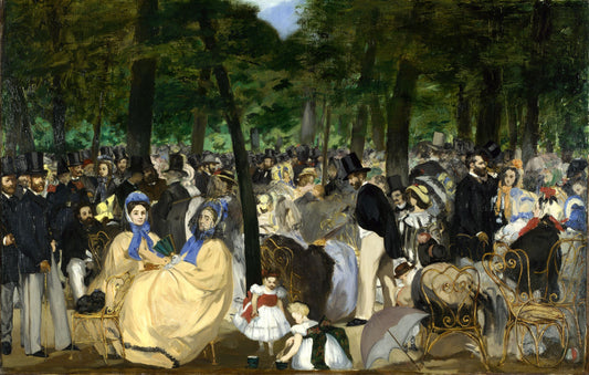 La Musique aux Tuileries - Edouard Manet
