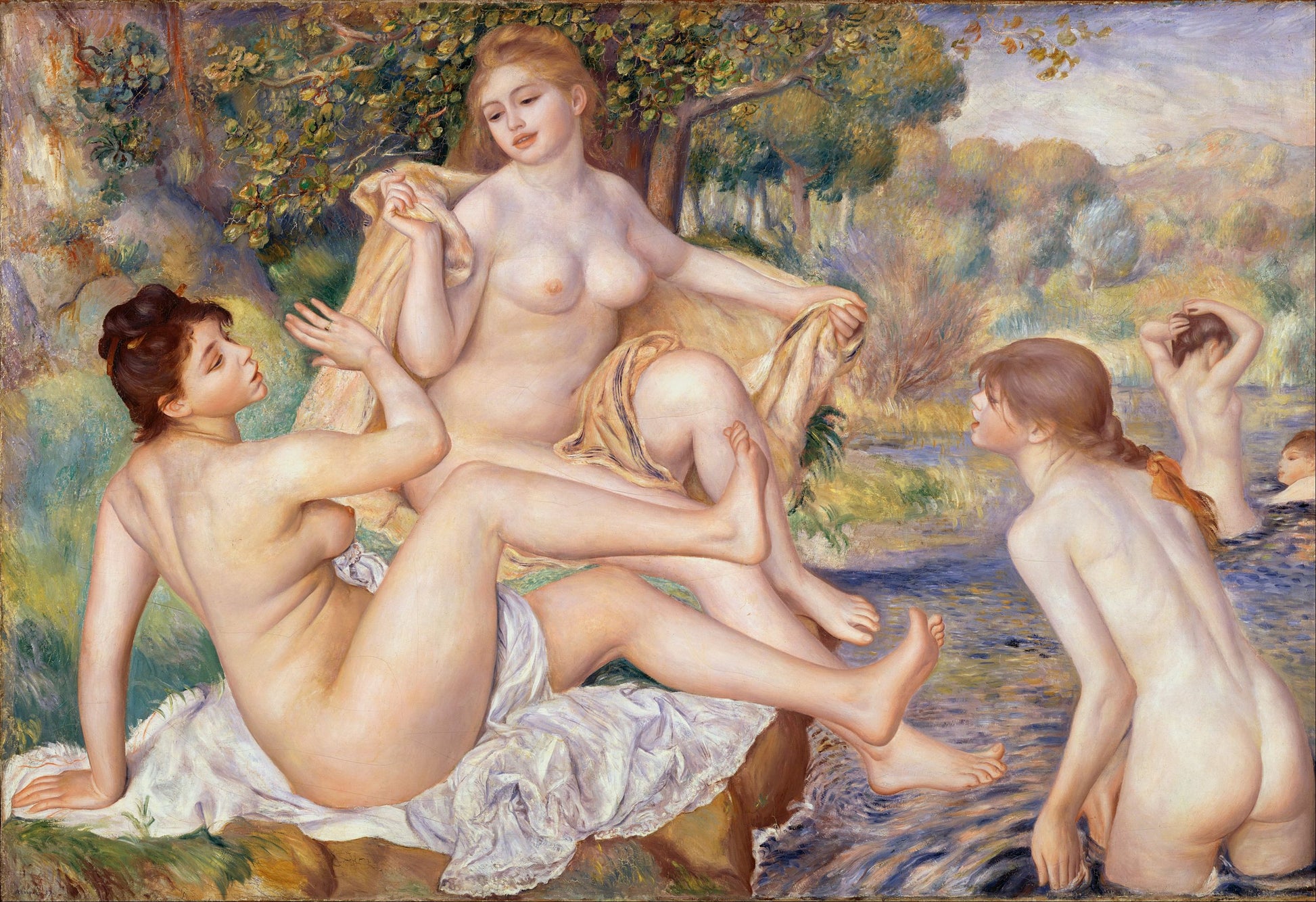 Les Grandes Baigneuses - Pierre-Auguste Renoir