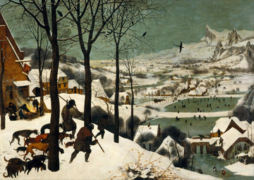 Les chasseurs dans la neige - Pieter Brueghel l'Ancien
