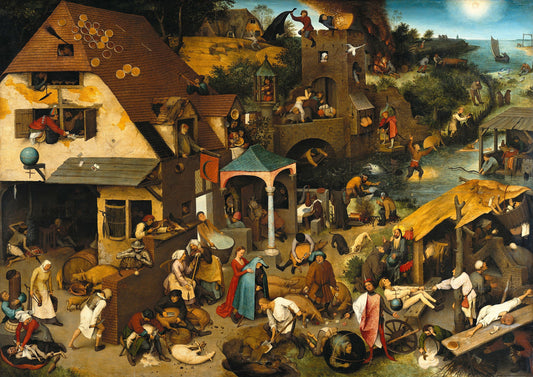 Proverbes néerlandais - Pieter Brueghel l'Ancien