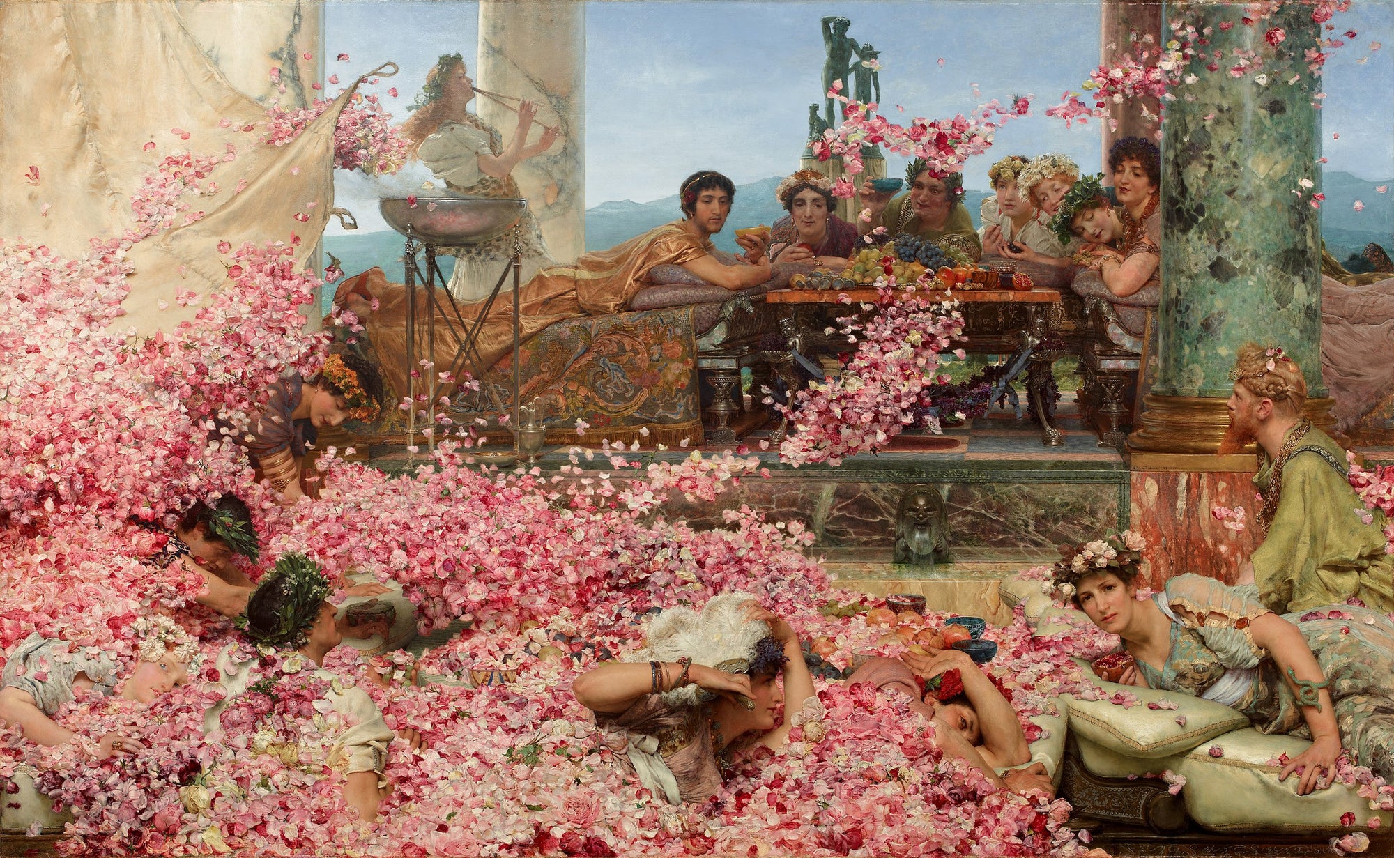 Les roses d'Héliogabalus - Lawrence Alma-Tadema