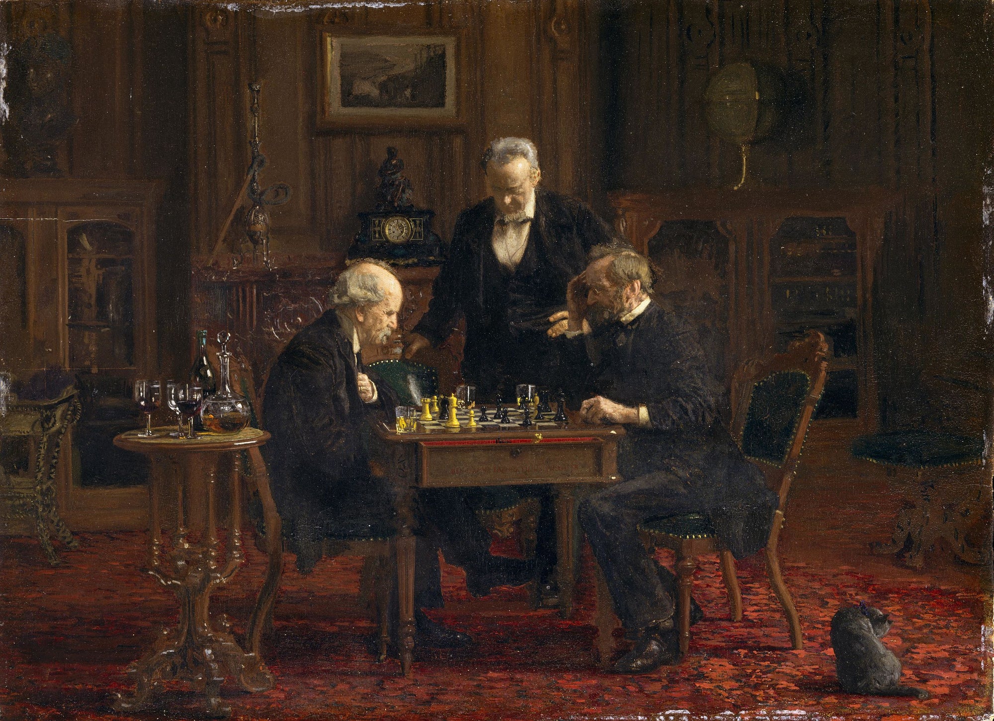 Les joueurs d'échecs - Thomas Eakins