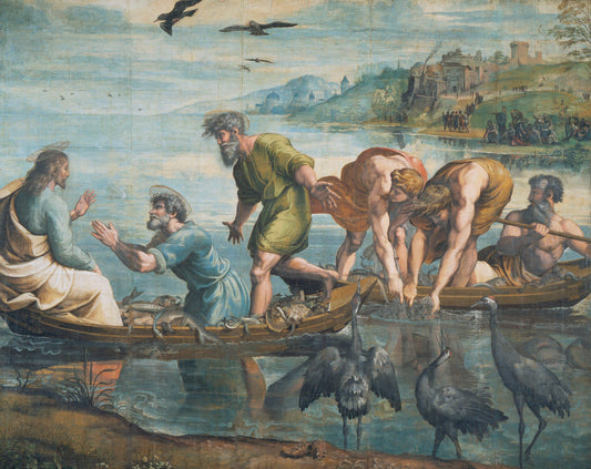 Le tirage miraculeux des poissons - Raphaël (peintre)
