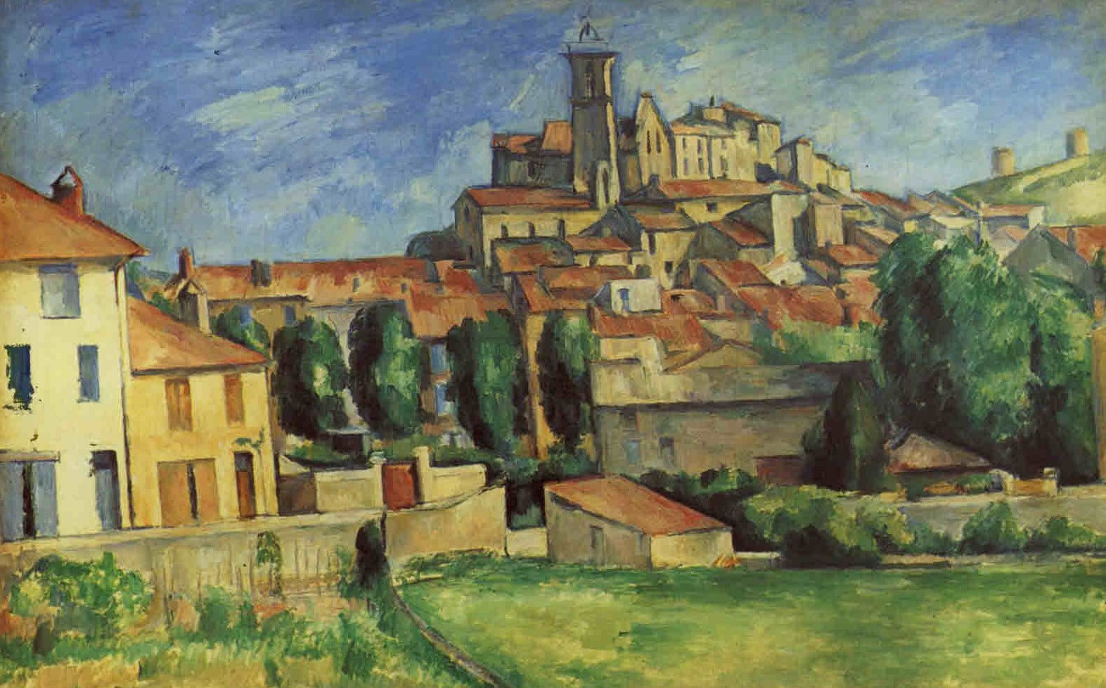 Gardanne (vue horizontale) - Paul Cézanne