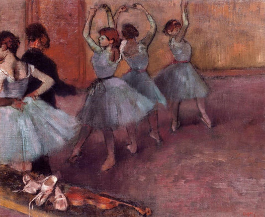 Danseuses en bleu clair - Edgar Degas