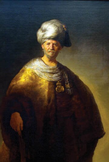 Portrait d'un oriental distingué - Rembrandt van Rijn