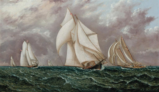 La course de yachts - James E. Buttersworth