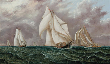 La course de yachts - James E. Buttersworth