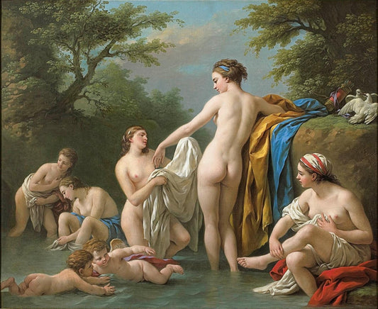 Vénus et nymphes se baignant - Louis Jean François Lagrenée