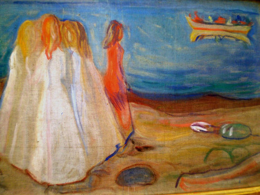 Filles au bord de la mer - Edvard Munch