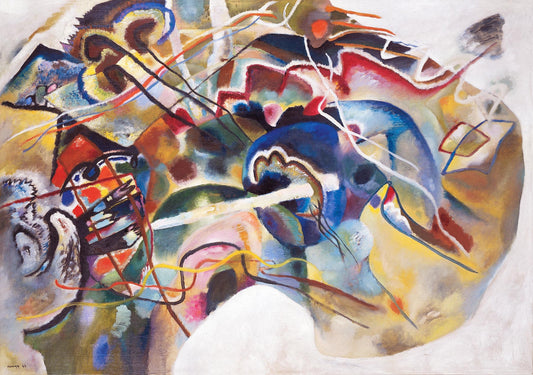 Peinture avec une bordure blanche - Vassily Kandinsky