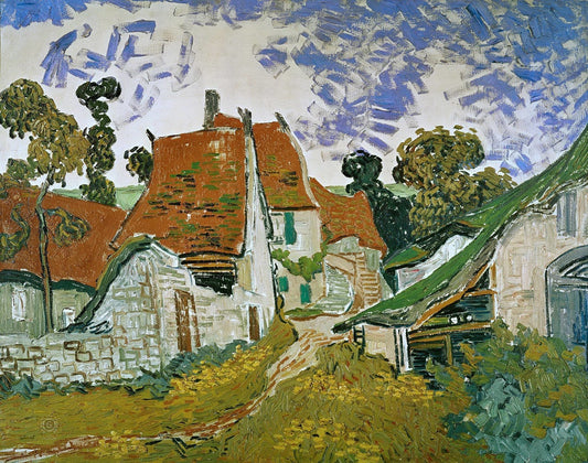 Rue de village à Auvers - Van Gogh