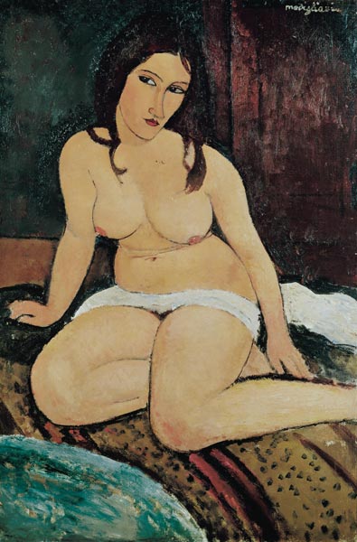 Nu assis (1917) - Amedeo Modigliani