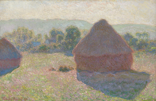 Meules, milieu du jour - Claude Monet