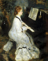 Femme au piano - Pierre-Auguste Renoir