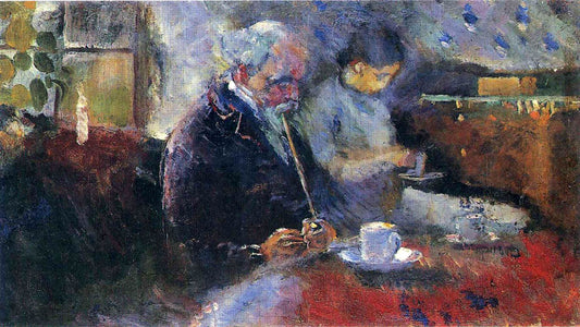 À la table de café - Edvard Munch