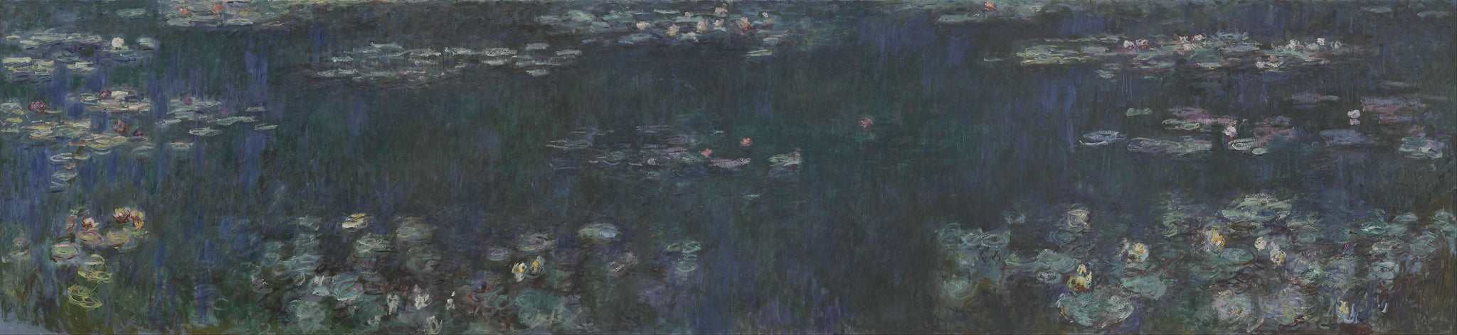 Nymphéas, reflets verts - Claude Monet