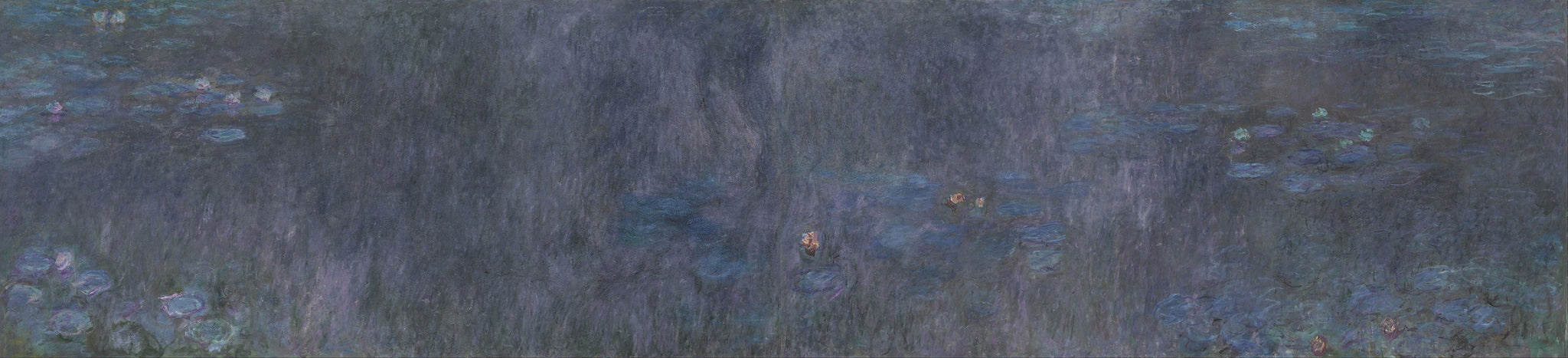 Nymphéas, reflets d'arbres - Claude Monet