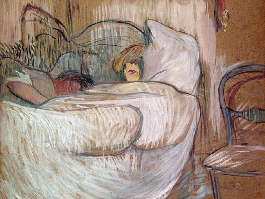 La lit - Toulouse Lautrec
