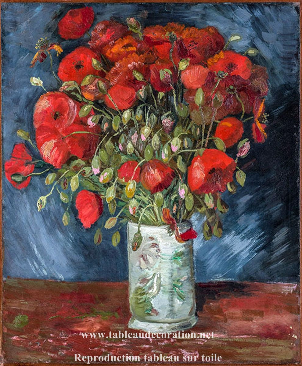 Vase de coquelicots - Van Gogh