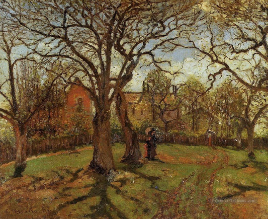 Châtaigniers louveciennes printemps - Camille Pissarro