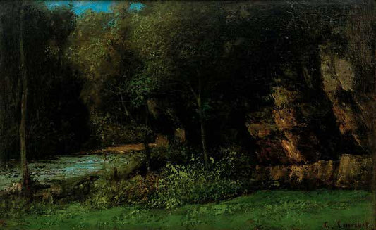 Paysage près d'Ornans - Gustave Courbet
