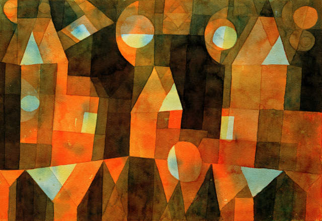 Haeuser an der Bruecke - Paul Klee