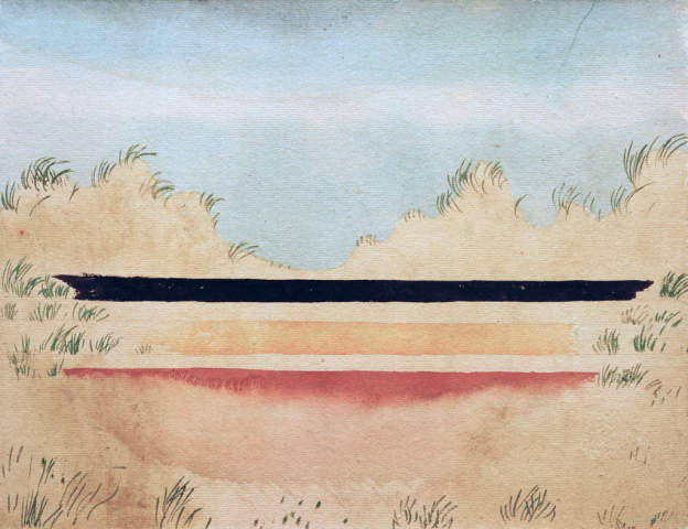 La mer derrière les dunes - Paul Klee