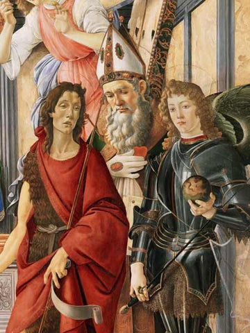S.Botticelli, Johannes, Ignatius, Mich - Sandro Botticelli