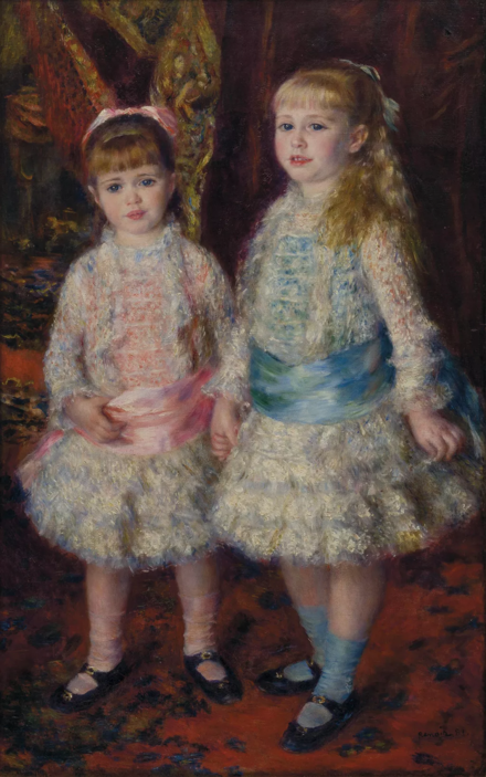 Rose et bleu ou, Les filles de Cahen d'Anvers - Pierre-Auguste Renoir