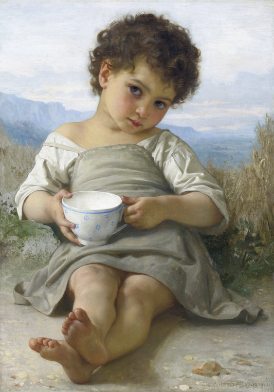 La tasse de lait - William Bouguereau