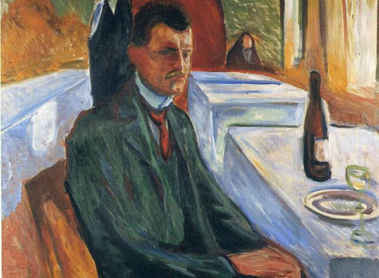 Autoportrait à Weimar - Edvard Munch