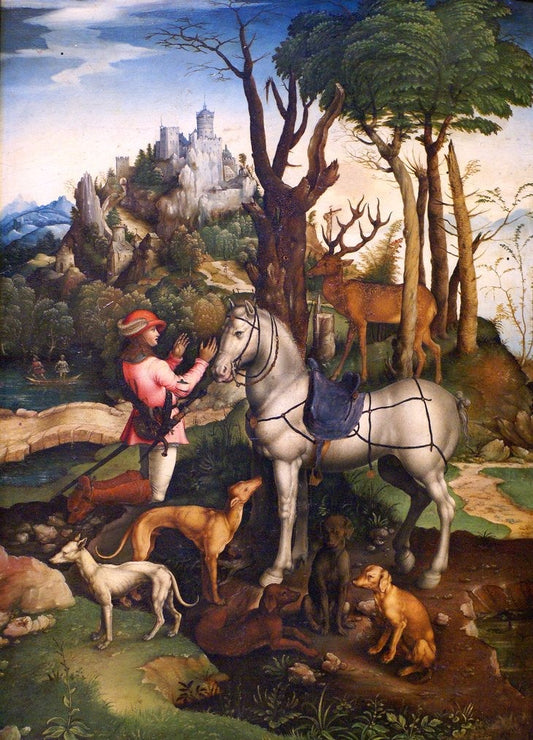 La vision de Saint Eustache - Albrecht Dürer