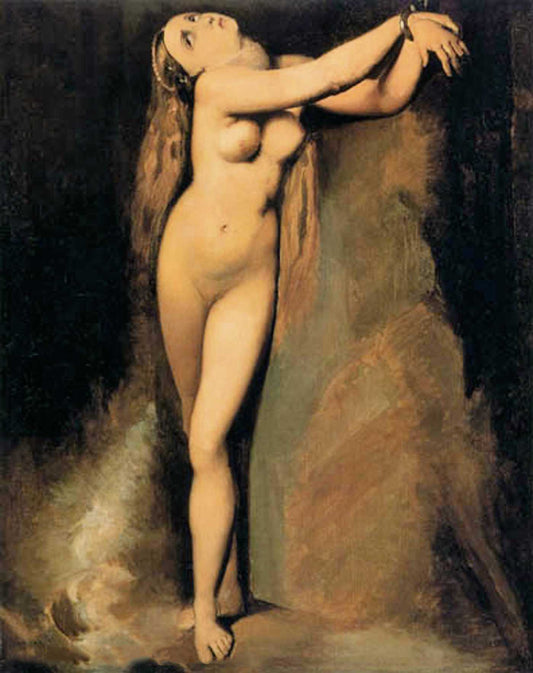 Angelica au rocher (Après ingres) - Georges Seurat